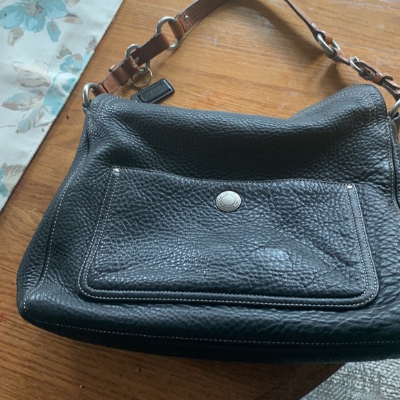 Coach Chelsea Pebbled Leather Shoulder Bag Style 10132 - Picture 3 of 8